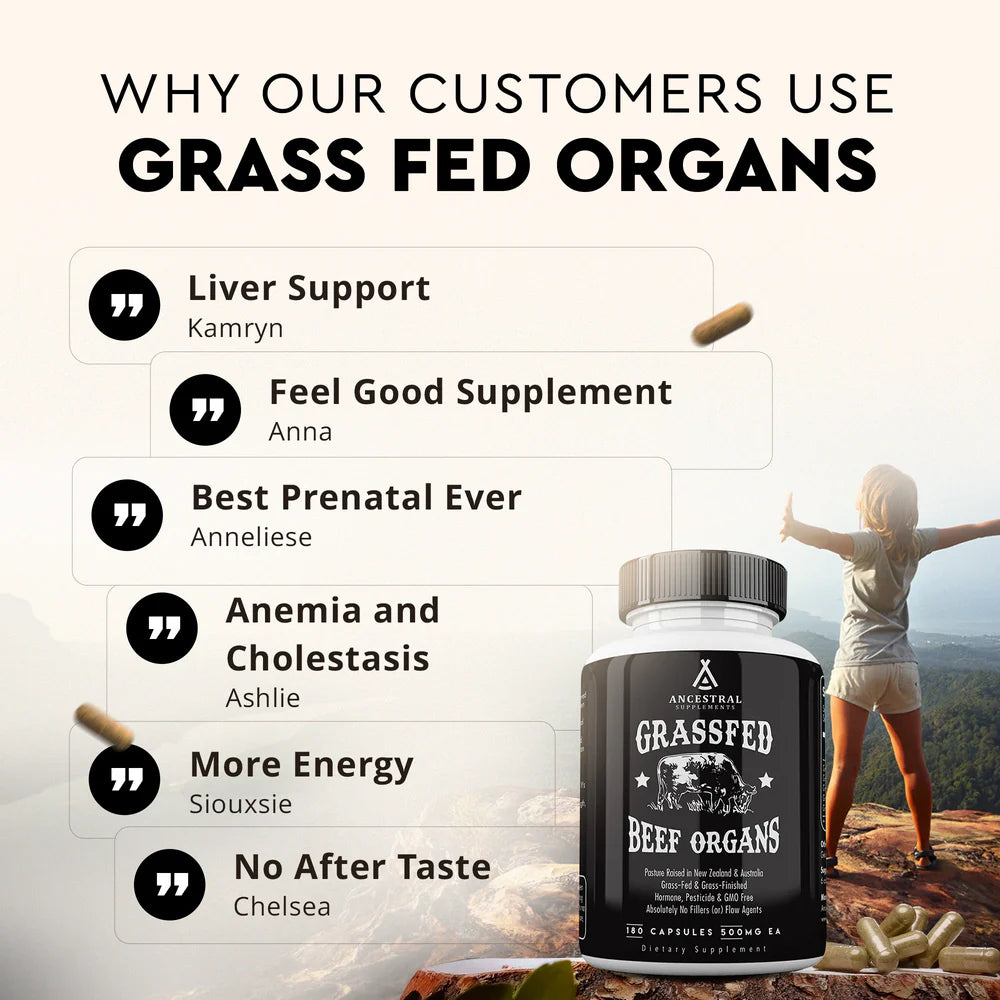 Grass Fed Beef Organs